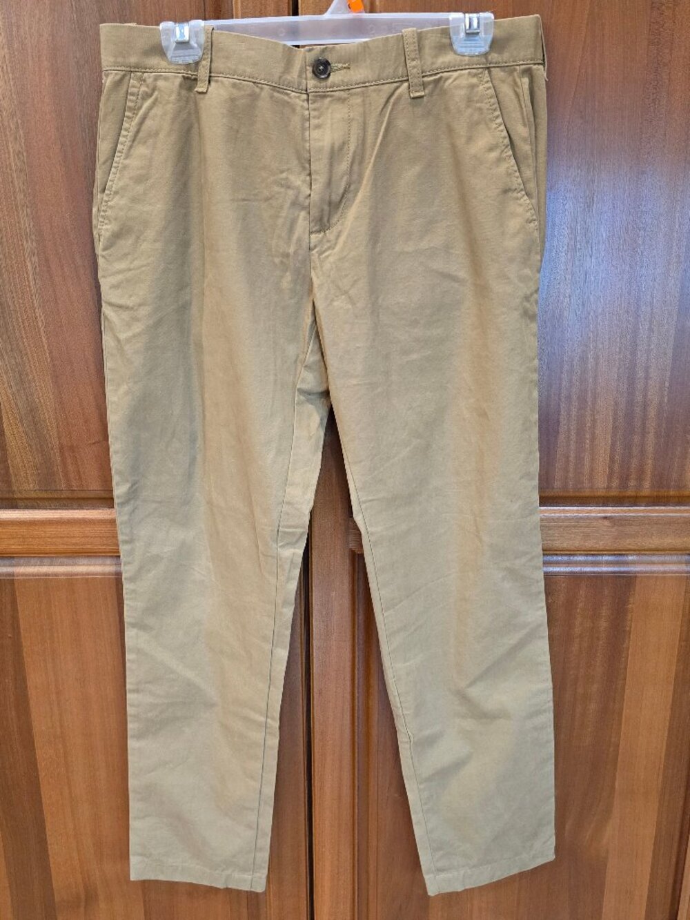 Tommy Hilfiger Pants Mens 31x32 Brown Custom Fit Chinos Casual Straight Khaki